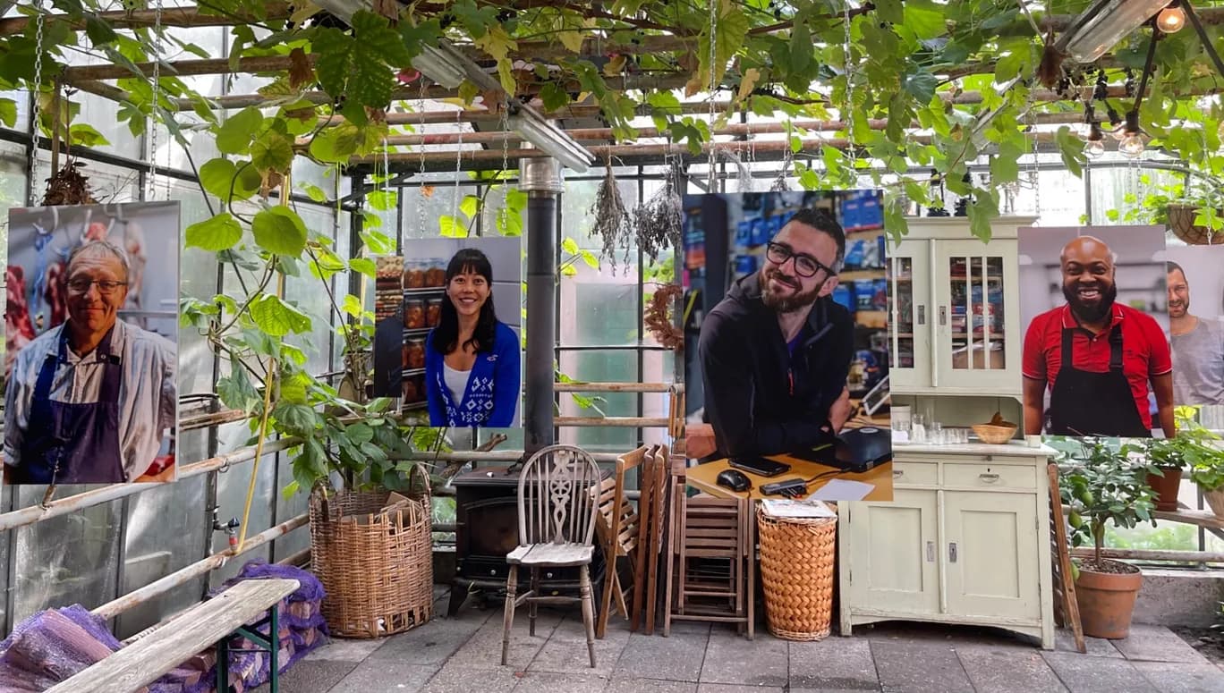 Kas Keerweer interior with photo exhibition