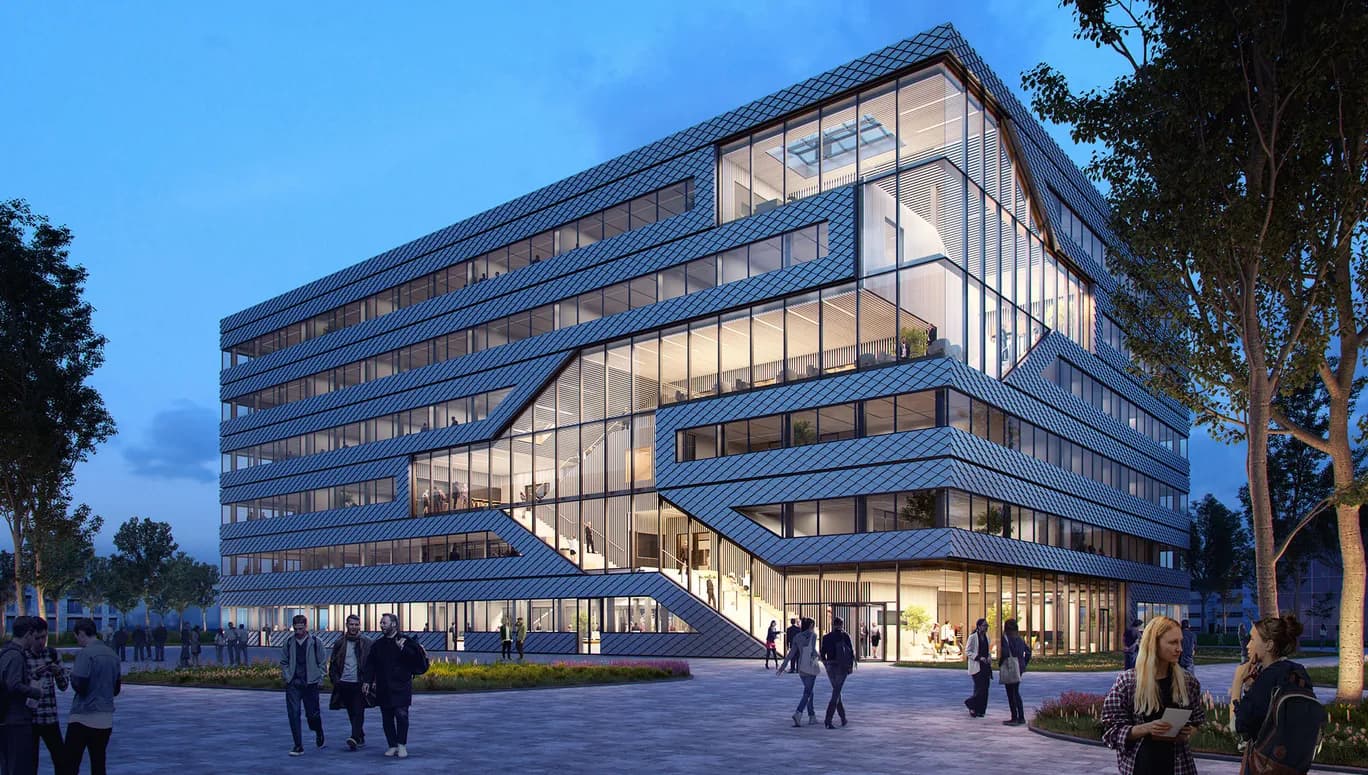 Building in Amsterdam Science Park