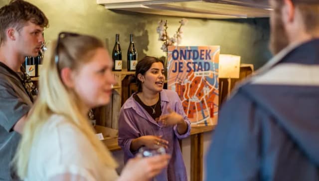 People getting a tasting tour at Willicroft Store.