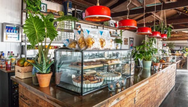 The Spot beach club, in Zandvoort.