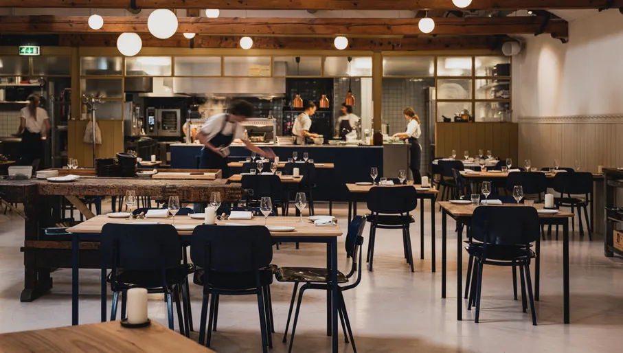 Entrepot restaurant interior