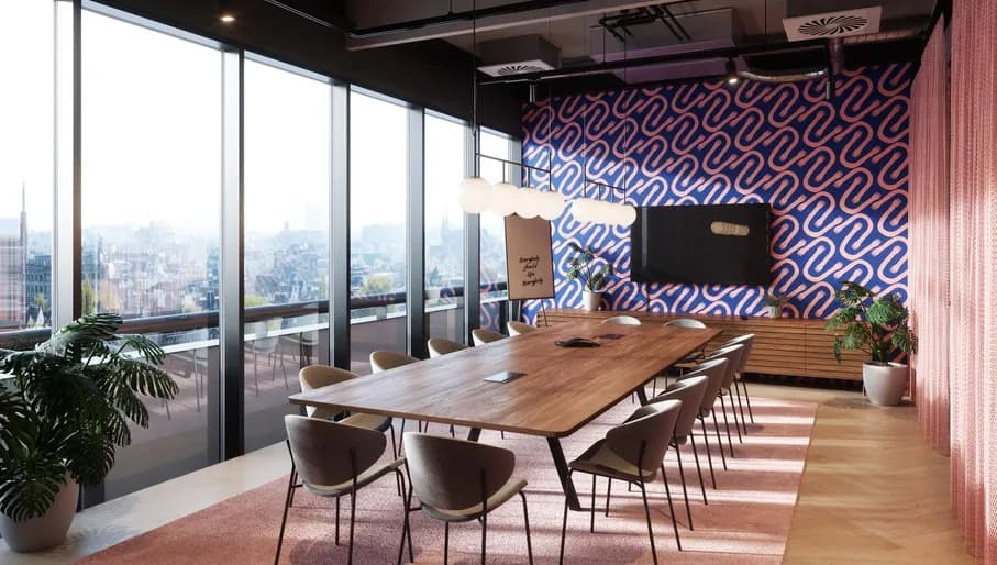 Meeting space of The Social Hub Amsterdam City