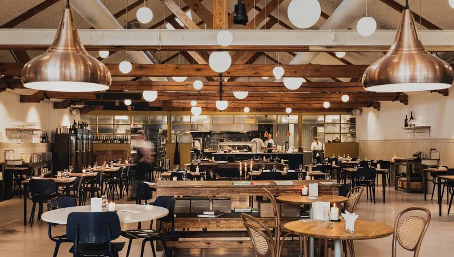 Entrepot restaurant interior