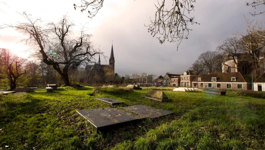 Beth Haim Jewish cemetery in Ouderkerk aan de Amstel