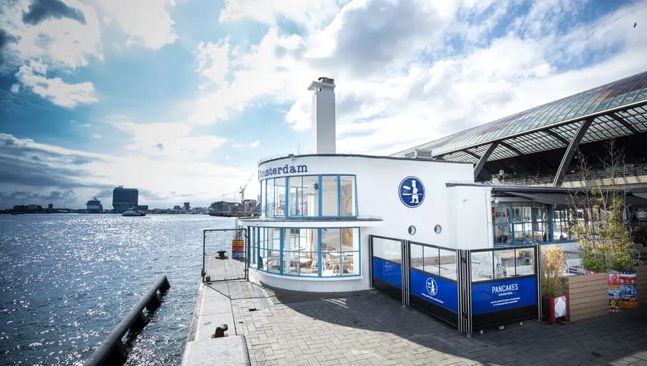 Pancakes Amsterdam aan 't IJ restaurant exterior