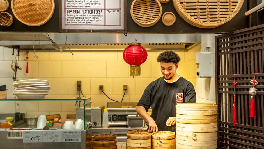 Dim Sum Thing restaurant in De Foodhallen.