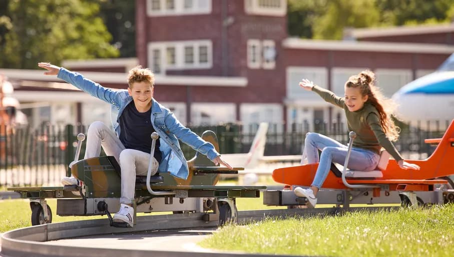 Kids playing at Aviodrome Lelystad