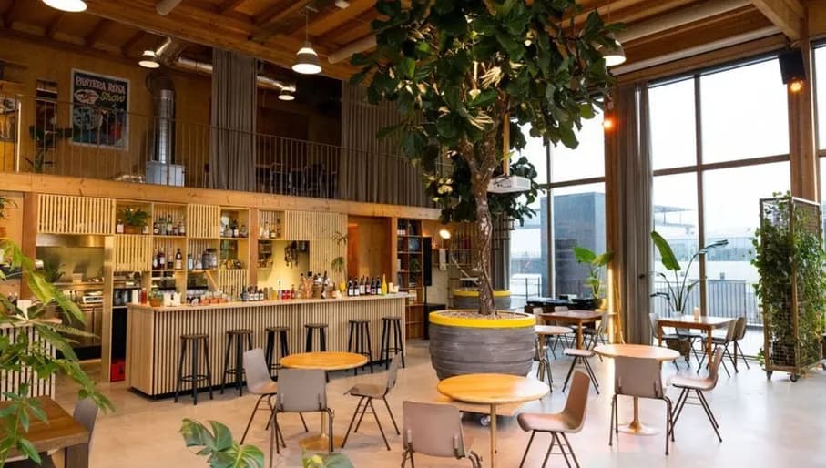 Yellow House bar area.