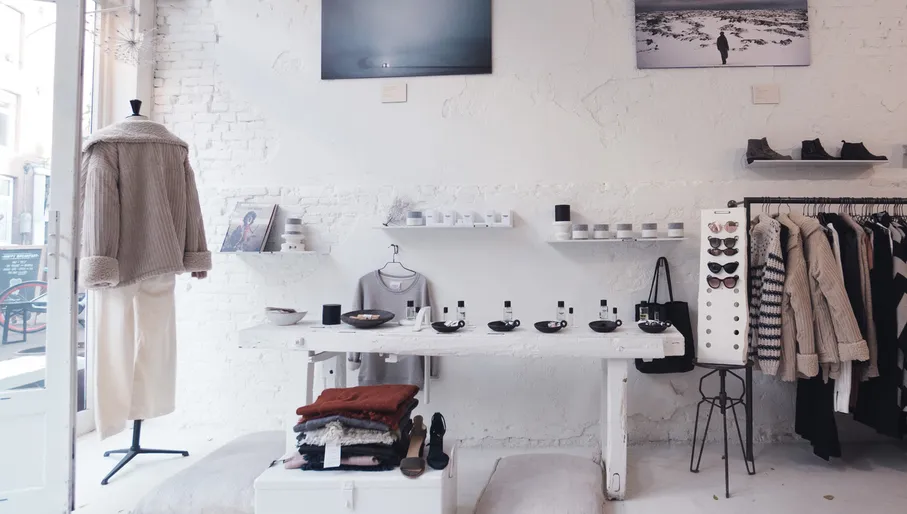 Cottoncake clothing store product display