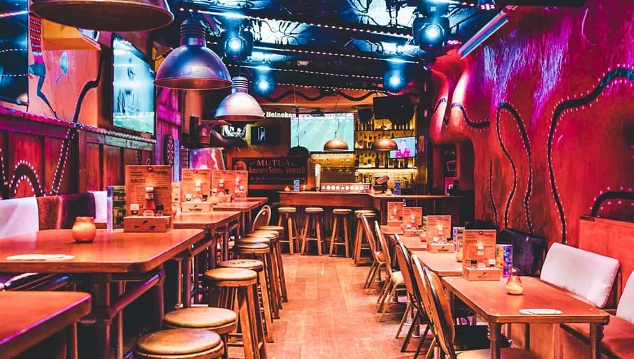 Bar Rembrandtplein Coco's Outback interior