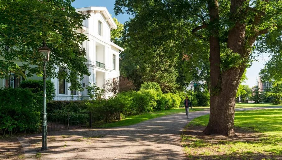 The Frederikspark in Haarlem.