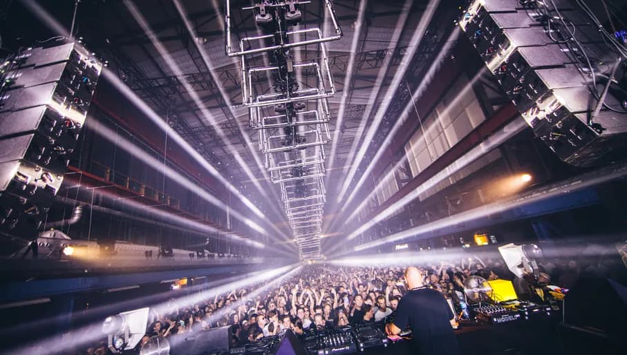 Strafwerk party during Amsterdam Dance Event 2019.