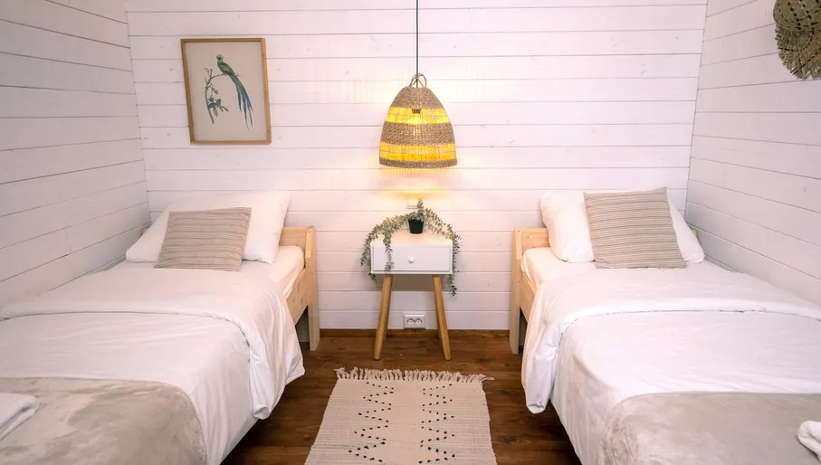 Interiors of Outside Inn indoor campsite hotel