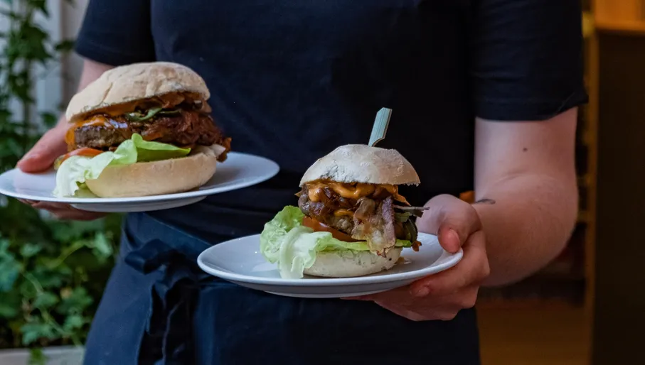 Burgermeester restaurant signature hamburgers