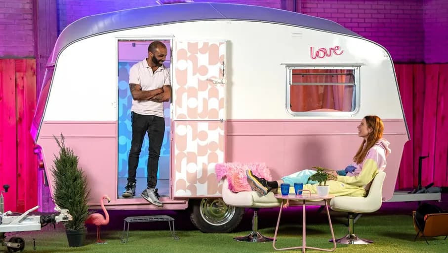 Interiors of Outside Inn indoor campsite hotel