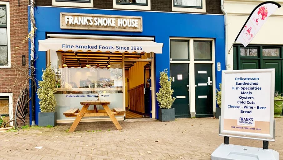 Frank's Smoke House entrance.