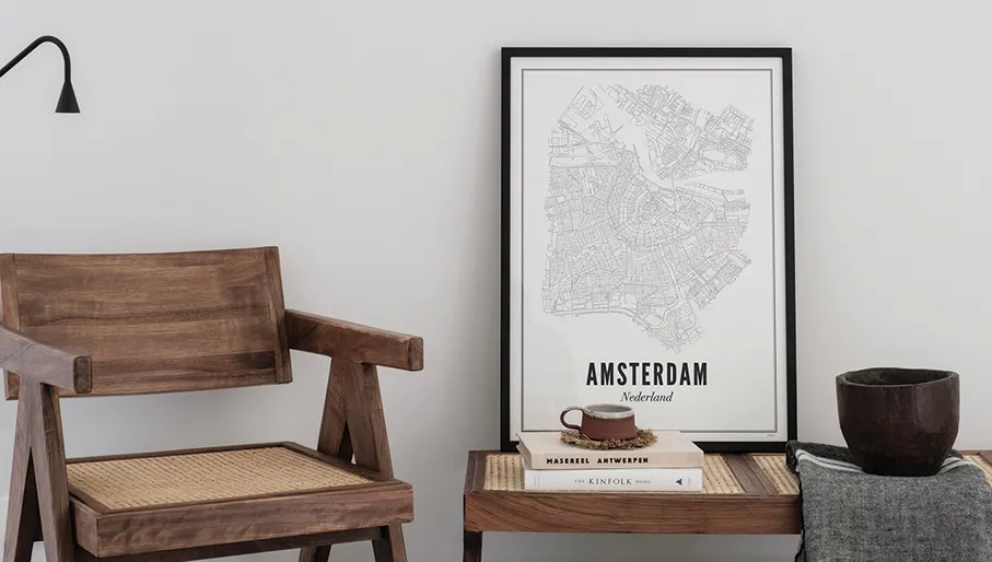 Amsterdam poster van Wijck
