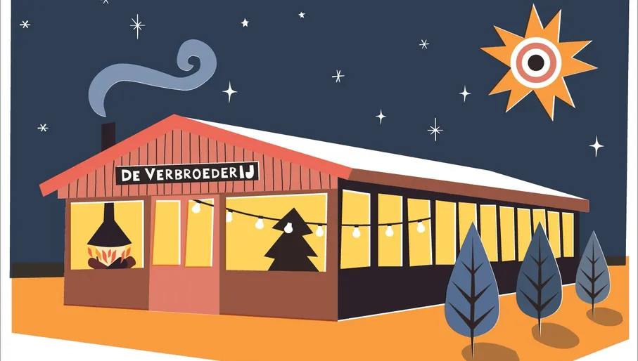 De KerstbraderIJ Christmas market graphic