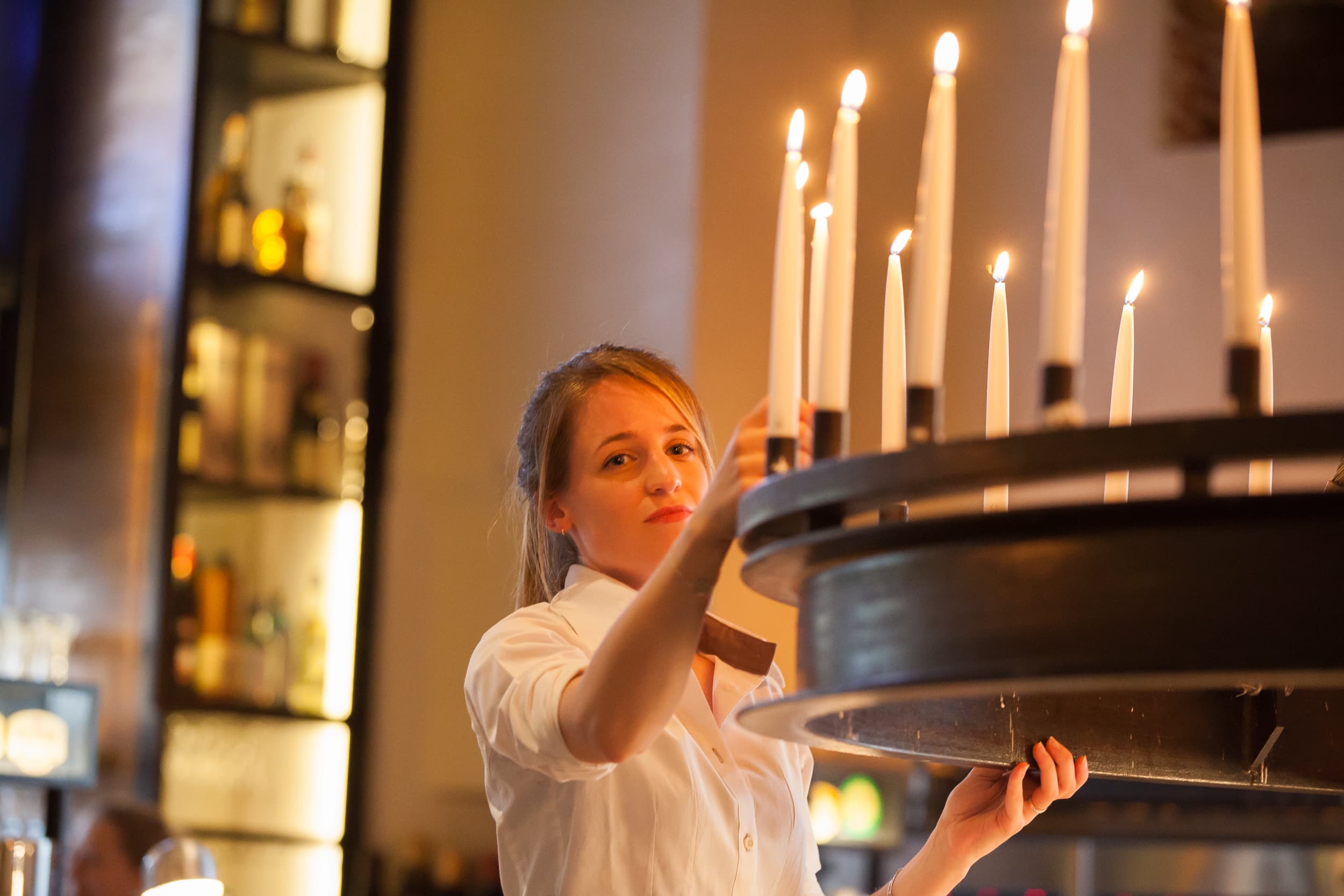 Kaarsen in de Waag