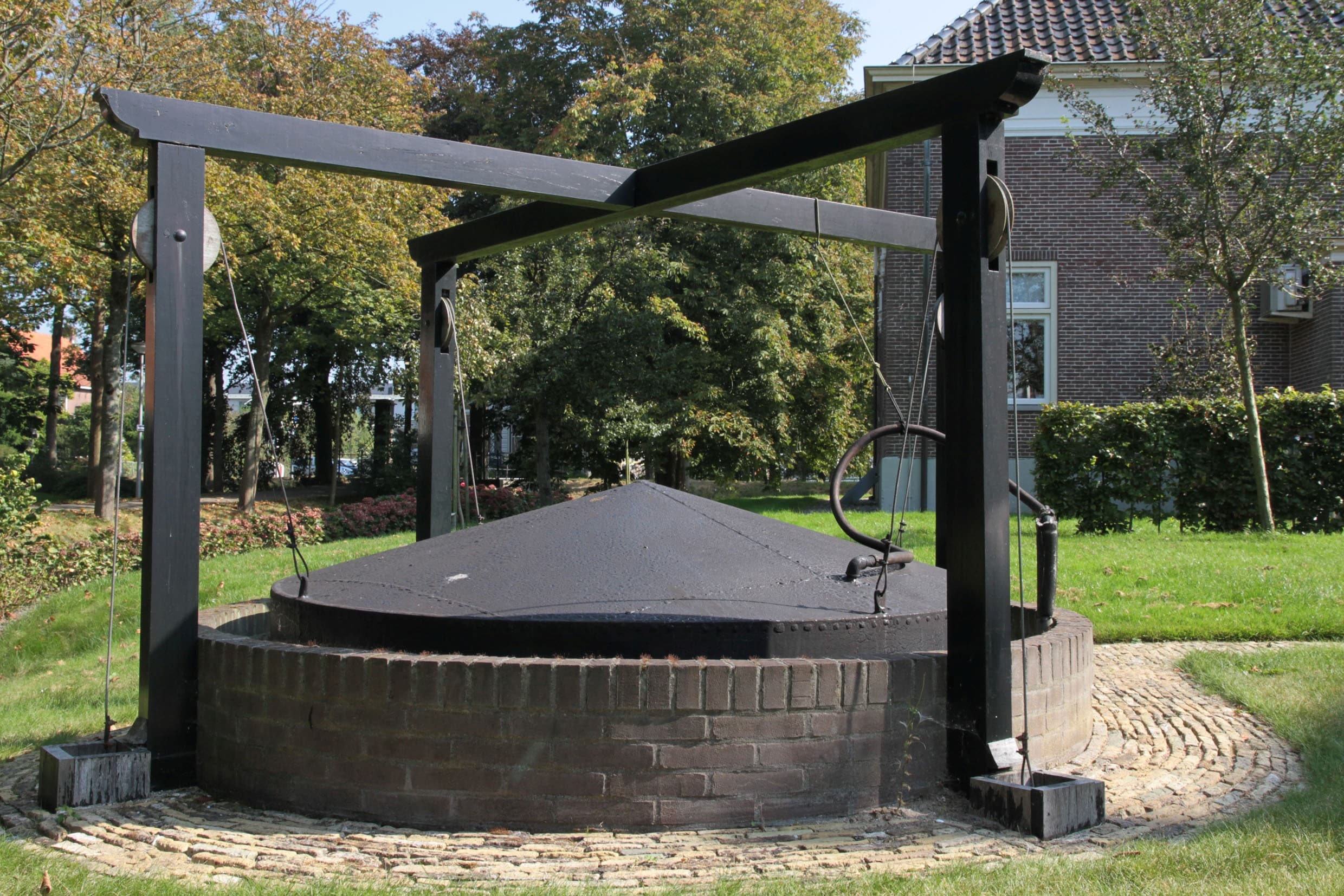 Bezoekerscentrum Beemster, brongasinstallatie