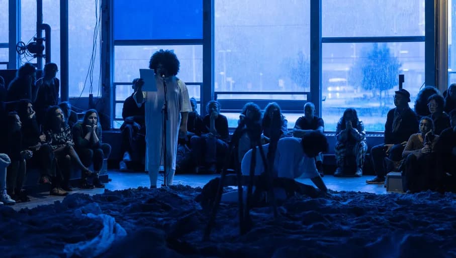 Jota Mombaça sinking could be performance