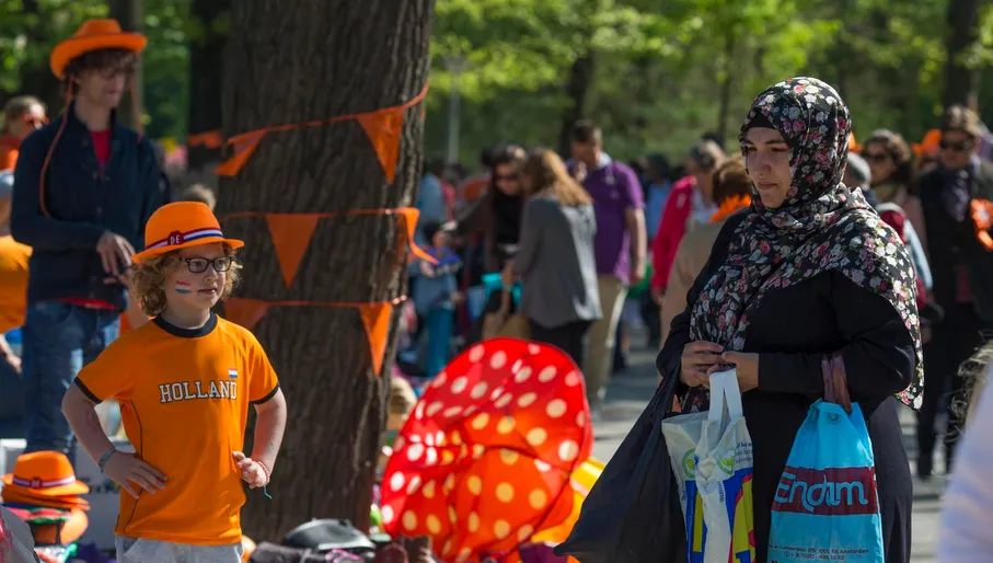 First King's Day. Hundreds of thousands celebrate the festival in the capital of the Netherlands.