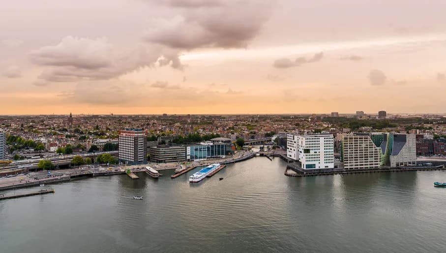 view from ADAM toren